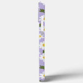 White Daisis on lavender Case-Mate iPhone Hülle (Rückseite / Links)