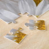 White Daisis: Schöner Blumenhintergrund Puzzle (Seite)