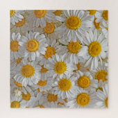 White Daisis: Schöner Blumenhintergrund Puzzle (Vertikal)