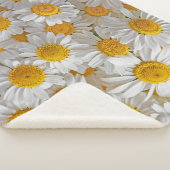 White Daisis: Schöner Blumenhintergrund Sherpadecke (3/4)