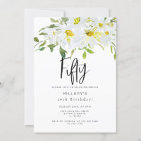 White Daisy | 50. Geburtstag Sommerblumen