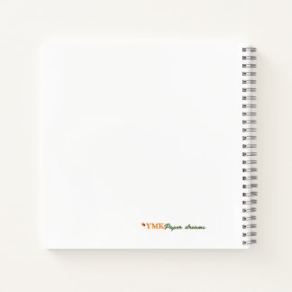 White Daisy 8.5x8.5" SpiralNotebook Notizblock