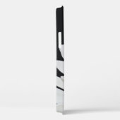 White Daisy auf Black Case-Mate iPhone Hülle (Rückseite / Rechts)