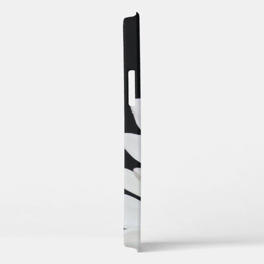 White Daisy auf Black Case-Mate iPhone Hülle (Rückseite / Rechts)