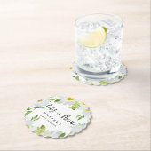 White Daisy | Babydusche Sommerblumengeschoss Untersetzer (Vor Ort)