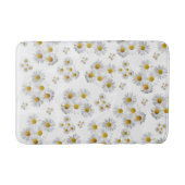 White Daisy Bad Bath Mat Badematte (Vorderseite)