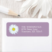 White Daisy & Bale Lila Rücksendeadresse (Insitu)