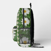 White Daisy Bedruckter Rucksack (Rechts)