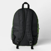 White Daisy Bedruckter Rucksack (Rückseite)