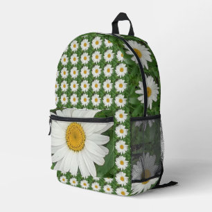 White Daisy Bedruckter Rucksack