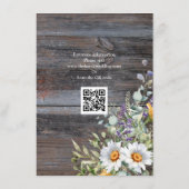 White Daisy Begleitkarte (Rückseite)