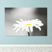 White Daisy Blume Bloom Leinwanddruck (Insitu (Holzboden))