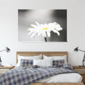 White Daisy Blume Bloom Leinwanddruck (Insitu (Schlafzimmer))