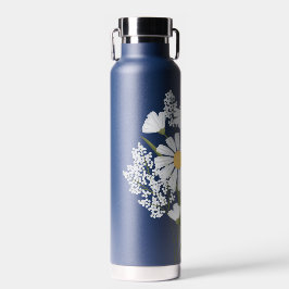 White Daisy Blume Bouquet Trinkflasche