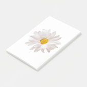 White Daisy Blume Design Floral Daisies Template Post-it Klebezettel (angewinkelt)