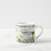 White Daisy Blume Espresso Becher Tasse Milchprodu (Rechts)