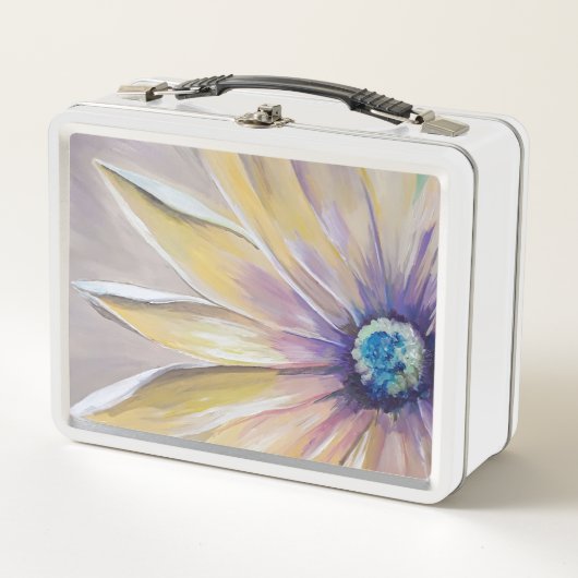 White Daisy & Blume Fine Art Lunchbox von JPDenyer (Vorderseite)