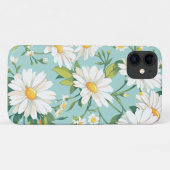 White Daisy Blume Gemustert Case-Mate iPhone Hülle (Rückseite (Horizontal))