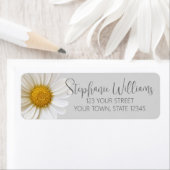 White Daisy Blume Grau Rücksendeadresse (Insitu)