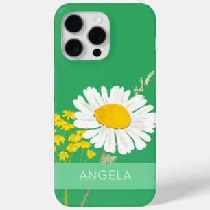 White Daisy Blume Individuelle Name Case-Mate iPhone Hülle