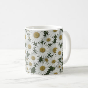 White Daisy Blume Kaffeetasse