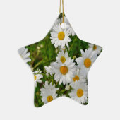 White Daisy Blume Keramikornament (Rechts)