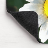 White Daisy Blume Mousepad (Ecke)