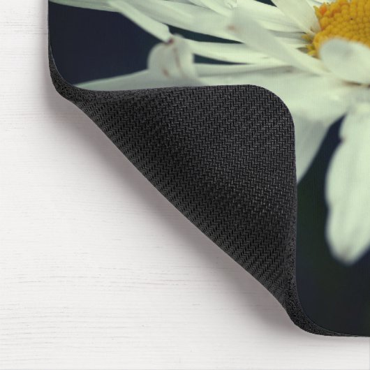 White Daisy Blume Mousepad (Ecke)