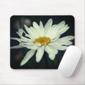 White Daisy Blume Mousepad (Mit Mouse)