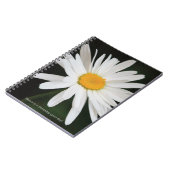 White Daisy Blume Notizblock (Linke Seite)