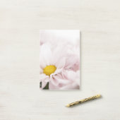 White Daisy Blume Pink Floral Daisis Blume Post-it Klebezettel (Auf Schreibtisch)