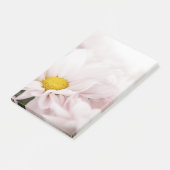 White Daisy Blume Pink Floral Daisis Blume Post-it Klebezettel (angewinkelt)