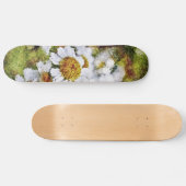 White Daisy Blume - Skateboard Malerei (Horizontal)