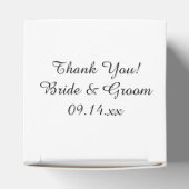 White Daisy Blume Wedding Geschenkschachtel (Oben)