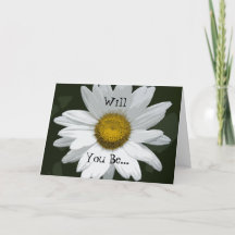 White Daisy Blume wird meine Bridesmaid sein