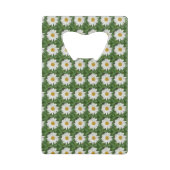 White Daisy Bottle Opener Geldbeutel Flaschenöffner (Rückseite)