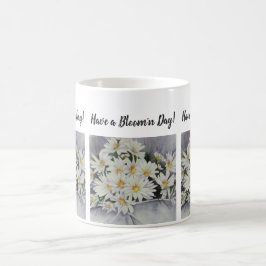 White Daisy Bouquet Blume Kaffeetasse