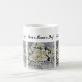 White Daisy Bouquet Blume Kaffeetasse (Mittel)