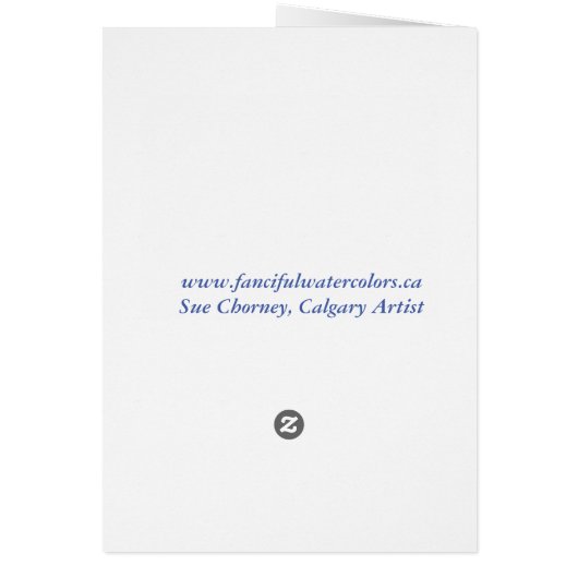 WHITE DAISY BOUQUET DANKE CARD (Hinten)