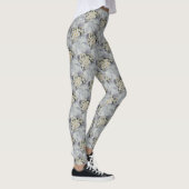 WHITE DAISY BOUQUET LEGGINGS (Rechts)