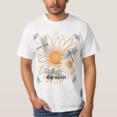 White Daisy Brigadegroom T - Shirt (Vorderseite)