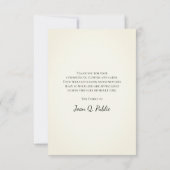 White Daisy Cowboy Boot Funeral Memorial Beileid Dankeskarte (Rückseite)