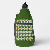 White Daisy Crossbody Bag (Vorderseite)
