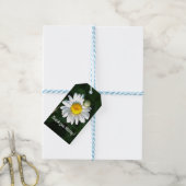 White Daisy Custom Gift Tag Geschenkanhänger (Mit Garn)