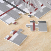 White Daisy Dekorative Jigsaw Puzzle (Seite)