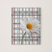 White Daisy Dekorative Jigsaw Puzzle (Vertikal)
