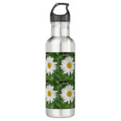 White Daisy Edelstahlflasche (Vorderseite)