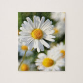 White Daisy Floral Puzzle (Vertikal)