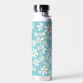 White Daisy Floral Trinkflasche (Links)
