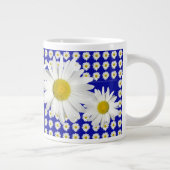 White Daisy Garden Jumbo-Tasse (Rechts)